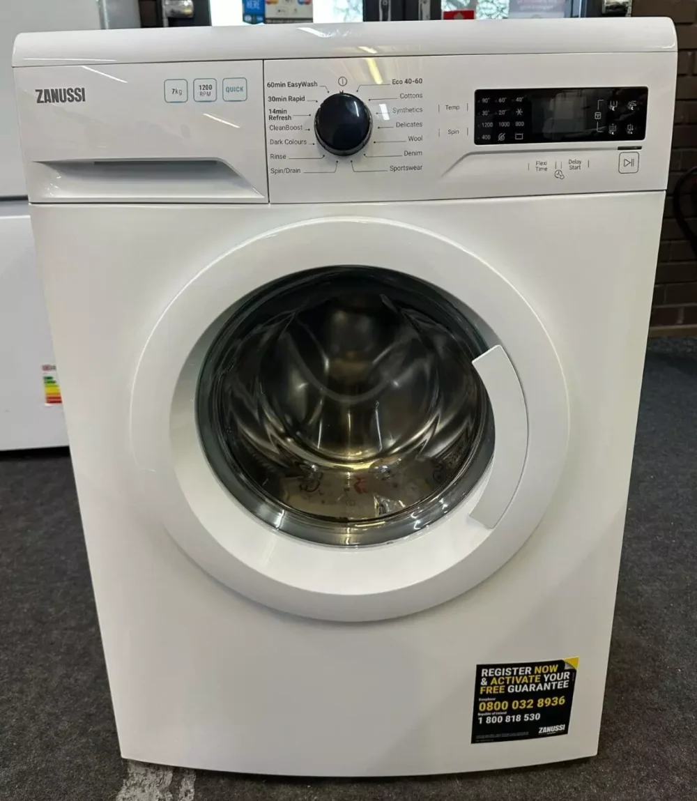 Zanussi 60cm 7kg 1200RPM Spin Freestanding Washing Machine In White- ZWF725B4PW - Image 2