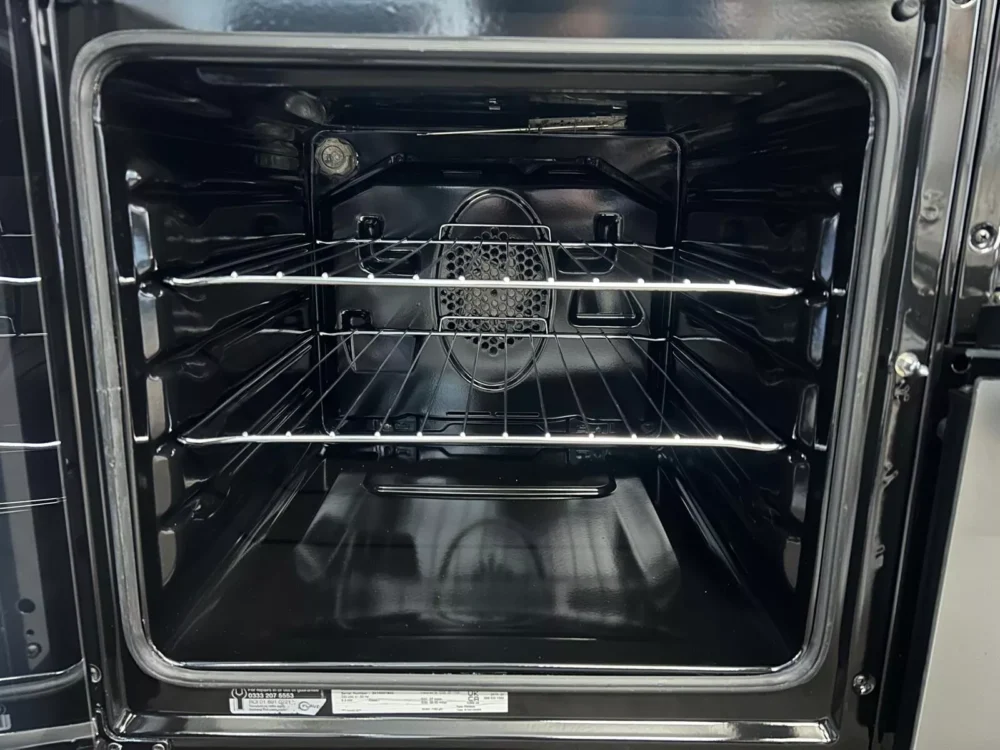 Flavel 100cm Dual Fuel Range Cooker With 4 Cavities In Silver & Chrome- MLN10FRS - Image 8