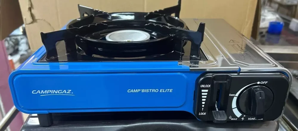 Campingaz Camp Bistro Elite Folding Stove With Single Gas Hob In Blue - Image 11