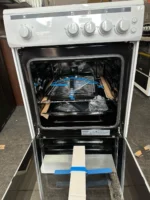 Essentials 50 cm Full Gas Cooker WIth Integrated Grill In White - CFSGWH18- EB25 - Image 5