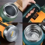 Di Wang Xin Classic Vacuum Stainless Steel Camp Mug For Hot And Cold Beverages - Image 2