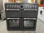 LEISURE Chefmaster CC100F521T 100 cm Dual Fuel Range Cooker – Anthracite"