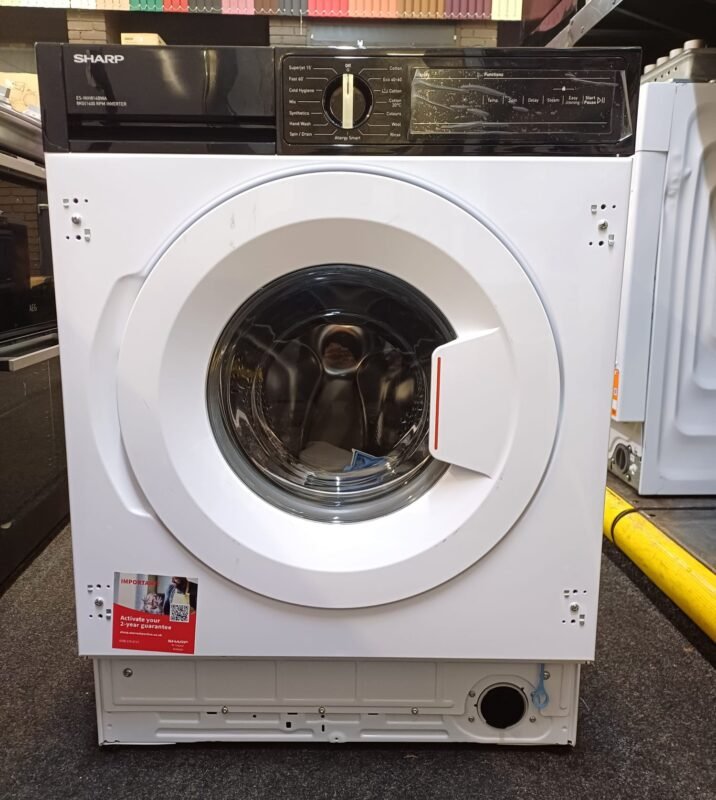 Sharp Integrated 8kg Washing Machine