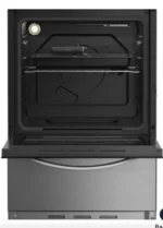 Indesit 50cm Dual Fuel Cooker With Steam And Clean In stainless steel I5G3PMX - Image 3