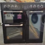 Leisure 90cm Dual Fuel Range Cooker in Black crome Cuisinemaster CS90F530K