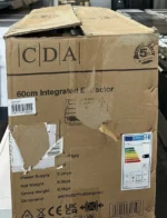 CDA 60cm Chimney Cooker Hood With Slider Controls In Stainless Steel - EIN60FSI - Image 5