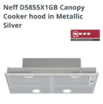 Neff N30 70cm Built In Silver Canopy Hood With LED Lighting- D5655X1GB