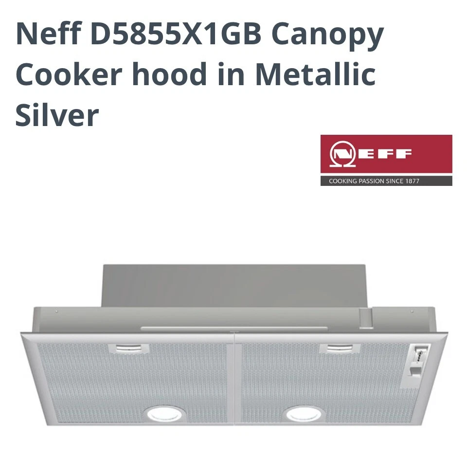 s-l1600 - 2025-11-17T115436.752 Neff N30 70cm Built In Silver Canopy Hood With LED Lighting- D5655X1GB - Image 1