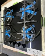 Candy 60cm Tempered Glass Gas Hob With Cast Iron Supports In Black - CDK6GR4PBB - Image 3