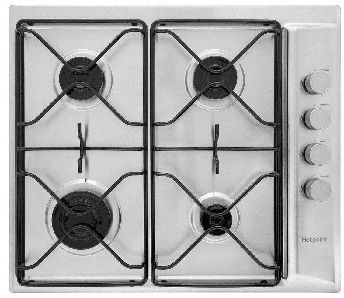 s-l1600 - 2025-11-18T115400.855 Hotpoint 60cm Gas Hob With Auto Ignition In Silver - PAN 642 IX H - Image 1