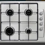 Essentials 60cm 4 Burner Gas Hob With Quick ignition Stainless Steel- CGHOBX21