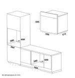 SIA Built In Electric Oven True Fan Cooking stainless steel SO112SS/2 - Image 6