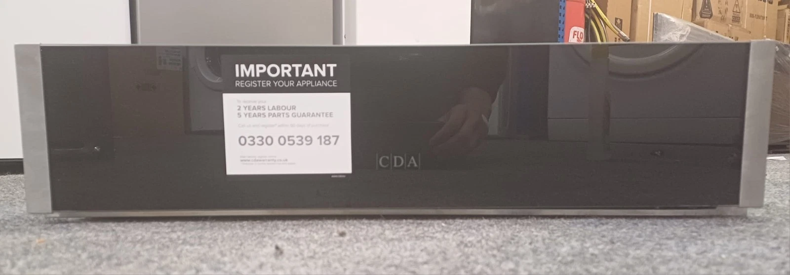 s-l1600 - 2025-11-19T160545.988 CDA VW153SS Push-push warming drawer - Image 1