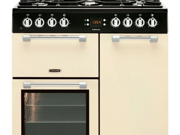 LEISURE Cookmaster CK90G232C Gas Range Cooker – Cream