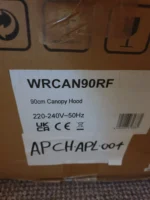 Viceroy Stainless Glass CDA WRCAN90RF Canopy Cooker Kitchen Extractor Hood - Image 7