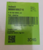 INDESIT C YD C82 WWGL UK 8 kg Condenser Tumble Dryer – White - Image 2