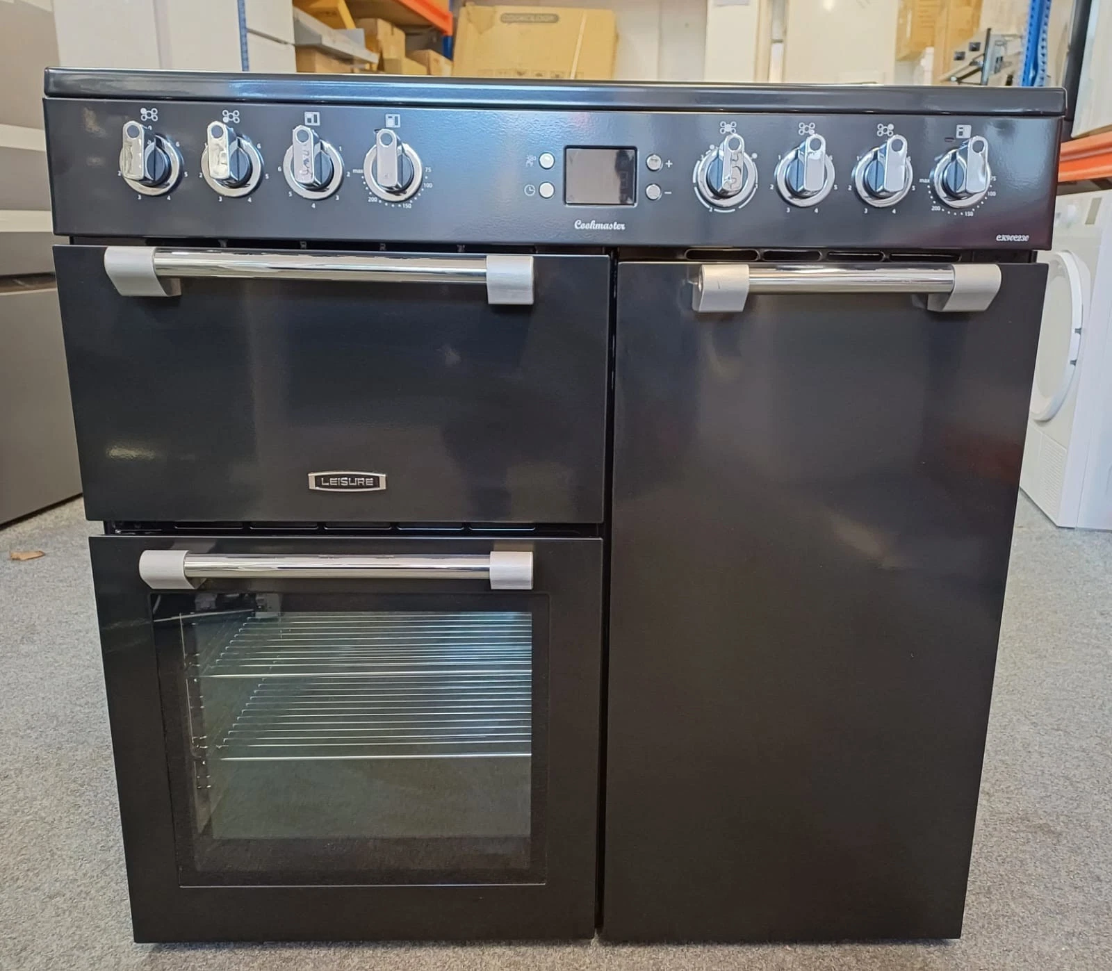 s-l1600 - 2025-11-26T124249.012 LEISURE Cookmaster CK90C230K Electric Ceramic Range Cooker - Black - Image 1