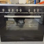 Kenwood 90cm dual fuel cooker black and chrome stainless steel CK306