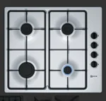 Neff 7.4kW 4-Burner Built-In Gas Hob In Stainless Steel - T26BR46N0
