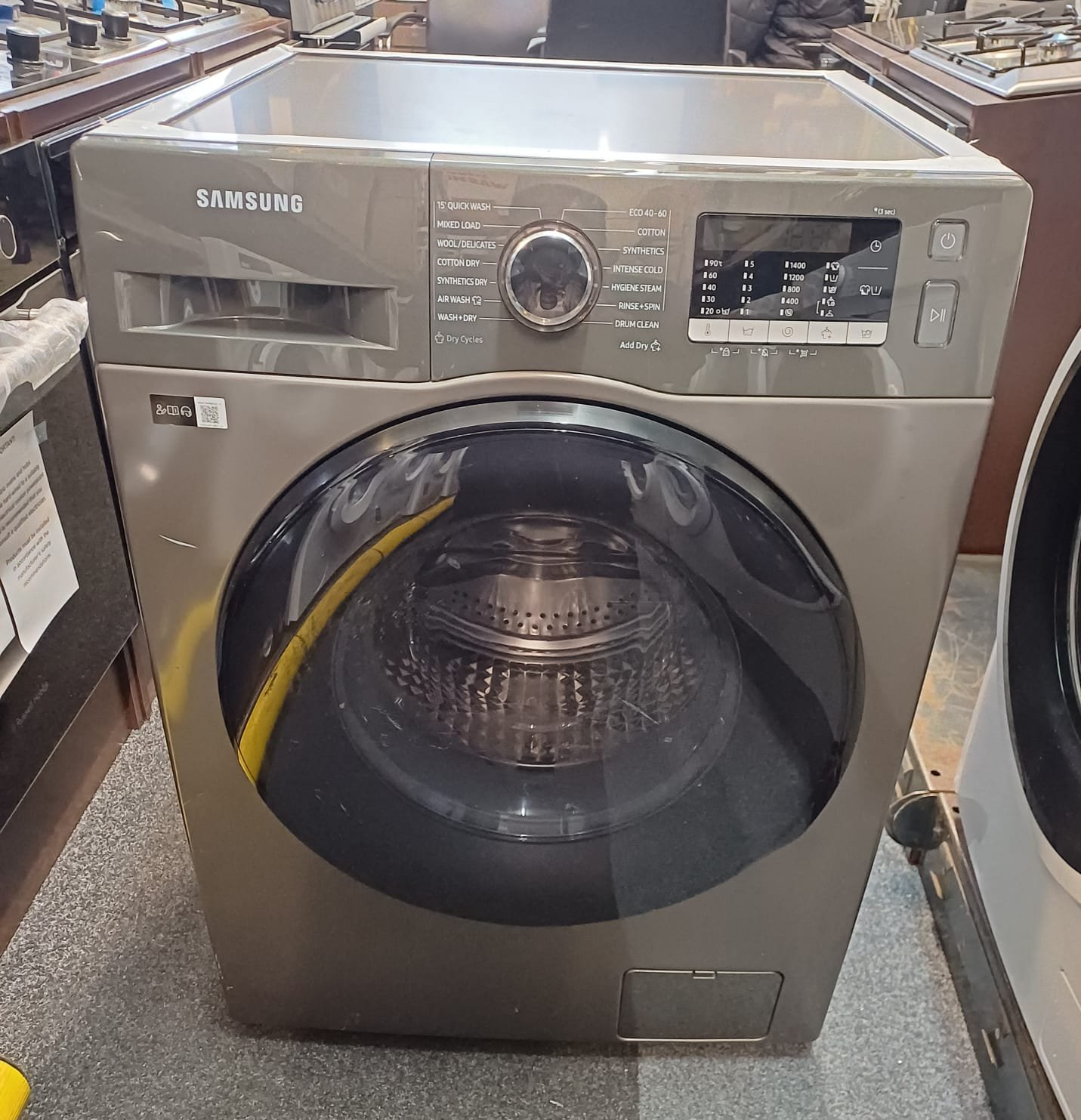 WhatsApp Image 2025-12-07 at 9.23.46 PM SAMSUNG Series 5 ecobubble WD80TAO46BX/EU 8 kg Washer Dryer – Graphite - Image 1