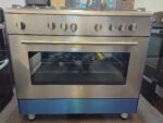 DeLonghi DSR 916GS 90cm Gas Range Cooker, Stainless Steel, A Rated