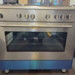 DeLonghi DSR 916GS 90cm Gas Range Cooker, Stainless Steel, A Rated