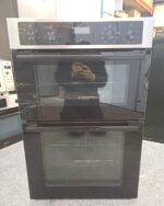 Zanussi FanCook ZKCNA4X1 Electric Double Oven – Stainless Steel & Black