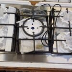 Ferre EL010 - 90cm Built-in Gas Hob - 5 Burners - Cast Iron Pan Supports - Wok Burner - Stainless Steel Body