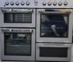 FLAVEL MLN10FRS 100 CM Dual Fuel Range Cooker - Silver & Chrome