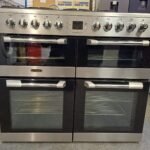 Leisure Cuisinemaster CS100F520X 100cm wide Dual Fuel Range Cooker with Gas Hob - Stainless Steel