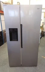 Beko 571L Stainless Steel American Side-by-Side Fridge Freezer