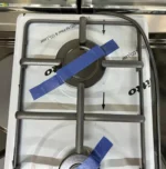 Arnell 2 Burner Gas Hob With Enamel Pan Supports In Silver - AR630 - Image 6