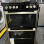 Hotpoint HDM67G9C2CB/UK Double Dual Fuel Cooker Black 60cm A A Rated​
