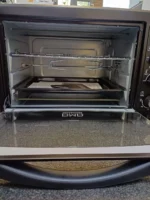 35L Black All-in-One Mini Oven Electric Cooker with Dual Hot Plates - Image 7