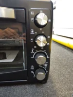 35L Black All-in-One Mini Oven Electric Cooker with Dual Hot Plates - Image 6