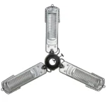 Zanussi 2Kw Hanging Parasol Patio Heater Black stainless steel ZPPTH1