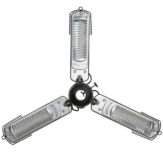 s-l1600 - 2025-12-11T143502.656 Zanussi 2Kw Hanging Parasol Patio Heater Black stainless steel ZPPTH1 - Image 1