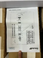 smeg Rome single lever top Chrome mixer kithen Tap - Image 2