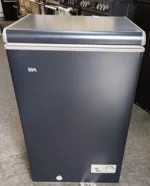 SIA Freestanding 97 L Chest Freezer With Removable Basket In Black - HSCHF97BL/E