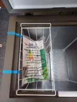 SIA Freestanding 97 L Chest Freezer With Removable Basket In Black - HSCHF97BL/E - Image 6