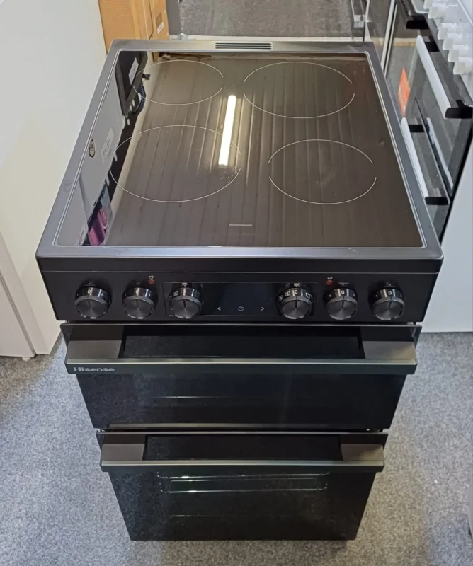 50 cm electric cooker ceramic hob