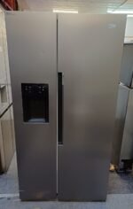 Beko ASP3532VPX Freestanding American Style Fridge Freezer with Harvestfresh