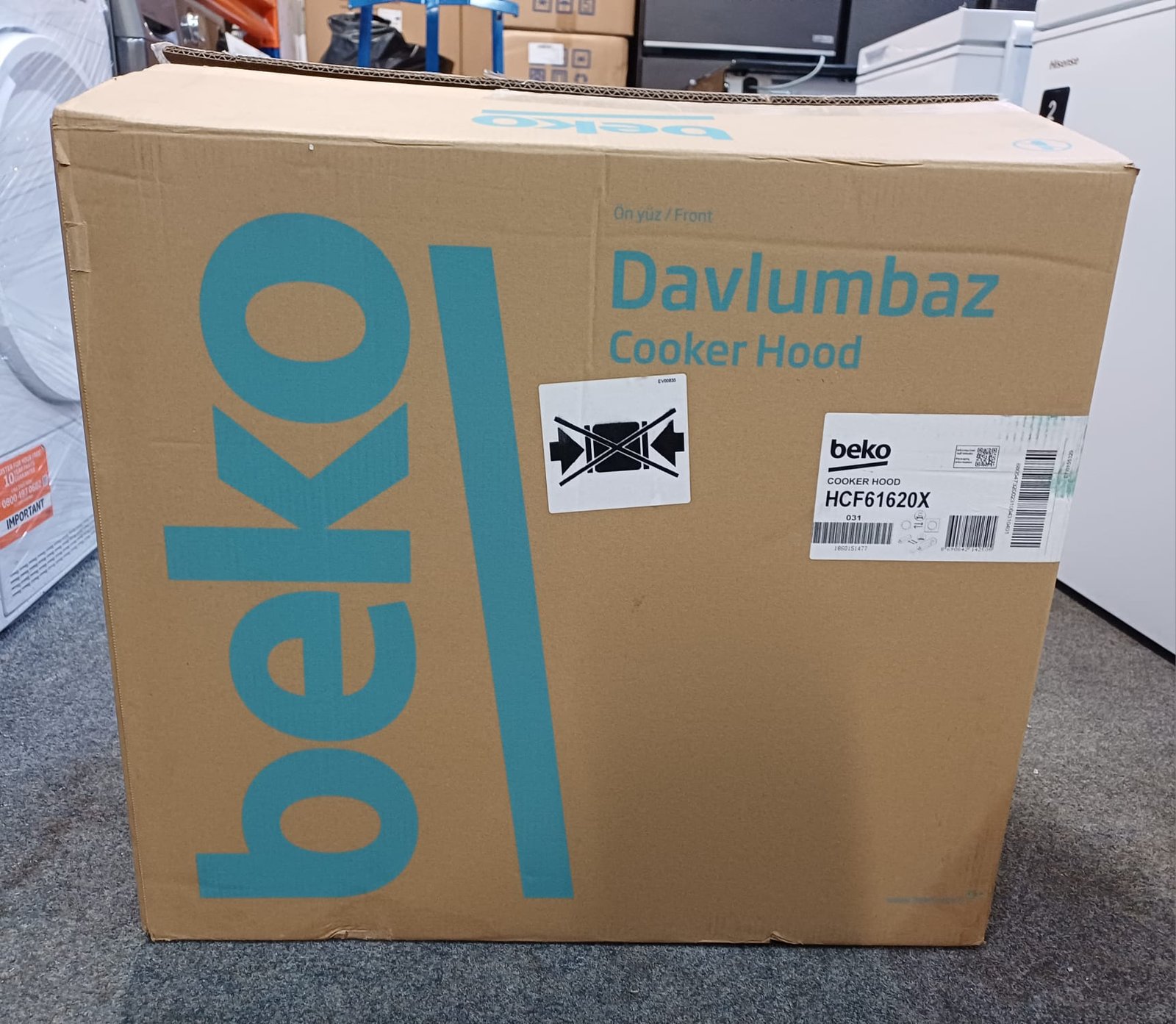 WhatsApp Image 2026-01-11 at 11.14.06 PM (2) Beko HCF61620X Chimney Cooker Hood - Stainless Steel - Image 1