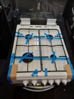 Statesman GTL50W Double Oven Gas Cooker with Glass Lid, 4 Gas Burners, 50cm Wide, White - Image 4