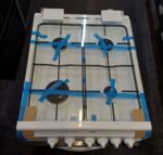 Statesman GTL50W Double Oven Gas Cooker with Glass Lid, 4 Gas Burners, 50cm Wide, White - Image 2