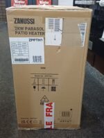 Zanussi ZPPTH1 2kW Outdoor Parasol Patio Heater, Black, Foldable Arms - Image 4