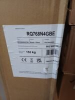 HISENSE KitchenFit RQ768N4GBE Fridge Freezer – Black Glass - Image 3