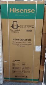 HISENSE KitchenFit RQ768N4GBE Fridge Freezer – Black Glass - Image 2