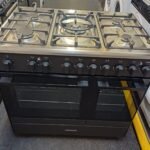 KENWOOD CK600DF 90cm Dual Fuel Cooker - Black Chrome