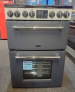 BEL 60cm duel fuel mini range Cooker in charcoal cream - Image 3